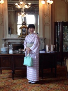 長楽館は着物が似合います